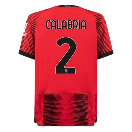 Maglia A.C. Milan Calabria 2 Prima Divisa 2023-24 Maglia A.C. Milan Calabria 2 Prima Divisa 2023-24